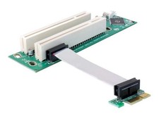Delock riser card PCI-E x1> 2x PCI 32Bit cable cable 41341 picture
