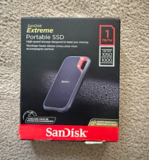 SanDisk Extreme Portable SSD 1TB USB-C Water Resistant 1050/1000MB/s PC/Mac picture