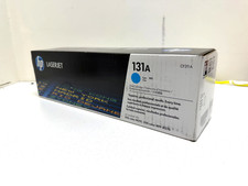 New Genuine HP 131A Cyan Blue Toner Print Cartridge CF211A - FACTORY SEALED BOX picture