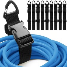 9 Pack Extension Cord Holder Organizer, 17 Inch Heavy Duty Storage Straps wit... picture
