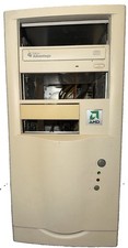 Vintage Retro GamingPC Tower XFX GeForce 8200 AMD 8GB DDR2 Coolermaster UNTESTED picture