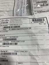 Cisco ONS-SI-GE-LX Gigabit 1310 Single Mode Fiber Module New picture