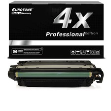 4X Eurotone PRO Toner BLACK XXL For HPEcolor LaserJet Enterprise CP-4525-XH picture