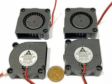 4 Pieces 12V Brushless 4015 Cooling Fan Blower 2pin 40mm 3D Printer Computer picture