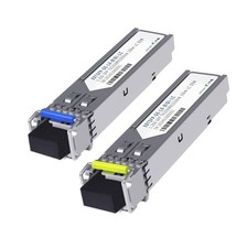 A Pair 1.25G SFP Bidi Transceiver, 10km 1490nm/1550nm 1000Base-BIDI for Cisco picture
