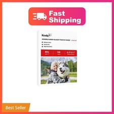 Koala Double sided Thick Glossy Photo Paper 8.5x11 Inch 80LB 100 Sheets | 300... picture