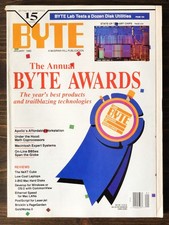 Byte Magazine January 1990 picture