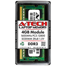 4GB DDR3 1600MHz PC3-12800 SODIMM (Replacement for HP H2P64AA) Laptop Memory RAM picture