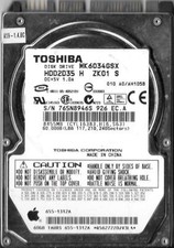TOSHIBA MK6034GSX HDD2D35 H ZK01 S 60GB SATA HARD DRIVE picture