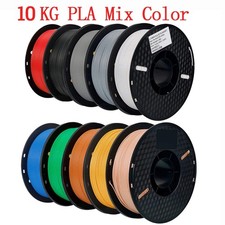 KINGROON 10KG/22LBS Multicolor PLA Filament 1KG/Roll 1.75mm For 3D Printer Mater picture