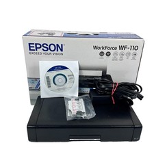 Epson WorkForce WF-110 Wireless Mobile Inkjet Printer With Box Software CD Cable picture