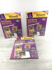 3 Boxes Avery Photo Paper Glossy Picture 12 Sheets Each New Sealed picture