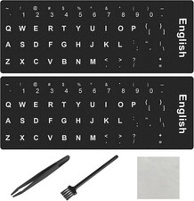 2PCS English Keyboard Stickers,Universal Replacement English Keyboard Letter picture