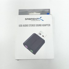 Sabrent AU-MMSA USB Audio Stereo Sound Adapter External Sound Card Plug & Play picture