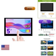 Waveshare 5inch DSI LCD 800×480 Capacitive Touch Display for Raspberry Pi picture