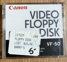 Canon VF-50 Video Floppy Disk New Sealed picture