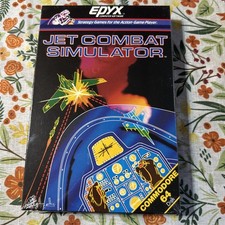 EPYX  Jet Combat Simulator Video Game Disk/Manual Commodore 64 - New Sealed picture
