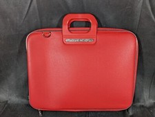 Bombata Bag Firenze Classic Briefcase, Size 17-inch Laptop Case - Red picture