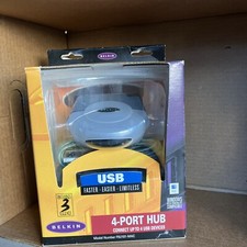 Belkin  ExpressBus (F5U101MAC) 4-Ports External Hub New Old Stock Vintage picture