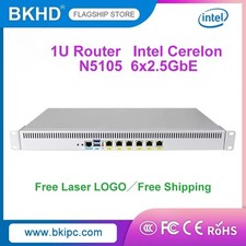 1U Rack Celeron N5105 6x2.5G Ethernet Network Appliance Router Firewall 1338NP picture