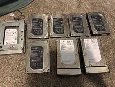 8 Seagate Hard drives 3.5” picture