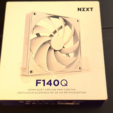 NZXT F140Q 140mm White PWM 4-Pin Case Fan FDB 1500RPM 102.9CFM picture