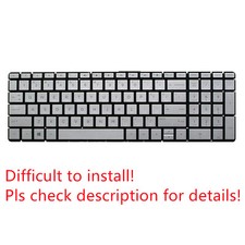 Original US Silver Non-Backlit Keyboard for HP 15-ef1020nr picture