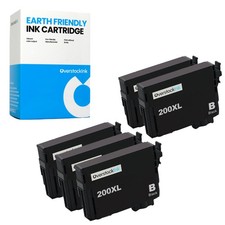5PK OSI 200XL Black Ink Cartridges Compatible for Epson Workforce WF-2540 2530 picture
