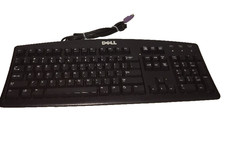 Dell Black PS/2 Keyboard 07N242 4N454 SK-8110 for PC/Windows-TESTED FAST SHIPPI picture