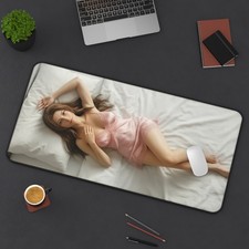 Aerith Mouse Pad, Final Fantasy Desk Mat, Gaming Mouse Pad XL picture