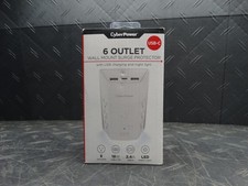 CyberPower 6-Outlet Surge Protector USB-A USB-C Wall Tap picture