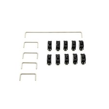 PK Black Clip-in PCB Mount Stabilizer 5pc Set for mechanical keyboards picture