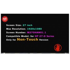 For HP 27-cb0156m LCD Non-Touch Screen Display FHD 1080P 30Pins M270HAN01.1 picture