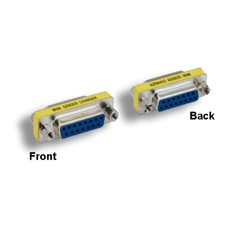 Kentek Mini DB15 15Pin Female/Female Adapter Coupler Changer DSub for PC MAC VGA picture
