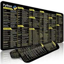 1pc Extra Large Durable Mouse Pad for Python, Desktop Pad with Extended Cheat picture