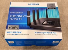 LINKSYS Next-Gen AC AC5400 MU-MIMO Gigabit Router 5.3 Gbps Tri-Band Quad Stream picture