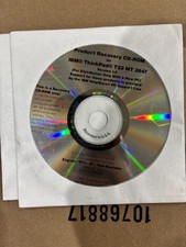 IBM Thinkpad T22  MT 2647 Recovery CD picture