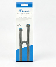 SEASONIC Modular 90° L 12V-2x6 Power Cable 16-Pin Supports 40 Series Video Cards picture