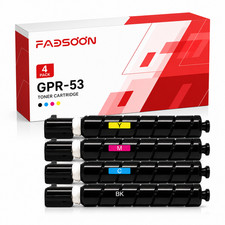 GPR53 4PK With Chip High Yield Toner for iR ADV C3525i C3530i C3325i C3330i 4-pk picture
