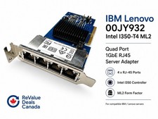 IBM Lenovo 00JY932 00D1998 Intel I350-T4 ML2 1GbE 4-Port RJ45 NIC picture