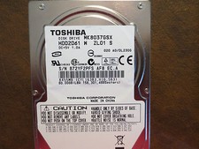 Toshiba MK8037GSX (HDD2D61 W ZL01 S) 020 A0/DL230G 80gb 2.5