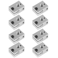 V6 High Temperature Copper Plated Heater Block 3D Printer V6 Heater Block Compat picture