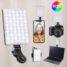 Smart Clip-On Video Light Phone Laptop USB Rechargeable for Streaming picture