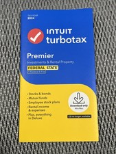 2024 Intuit Turbotax Premier Investments Rental Federal State Window Mac Sealed picture