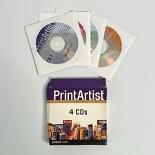 PrintArtist Gold Sierra Home 8.0 4 CD Set Windows 95 98 Vintage 1999 PC Software picture