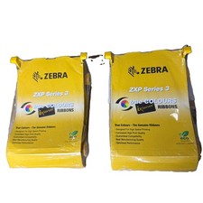 Zebra 800033-848 YMCKOK Color Ribbon 165 Images Original for ZXP Series 3 -2Pack picture