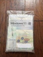 Microsoft Windows 98 New Sealed CD w/ COA & Product Key picture