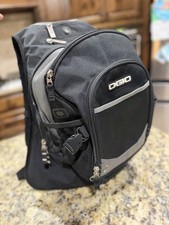 Ogio Street Fugitive Backpack Laptop Tech Computer Travel Bag Black and Gray EUC picture