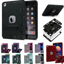 For iPad 234/AIR1/2/4 /Pro 11/A16 ALL Series Shockproof Military Rubber Cover picture