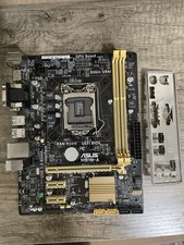 ASUS H81M-A LGA1150 Socket DDR3 DVI VGA Motherboard w/ I/O Shield (No CPU) picture